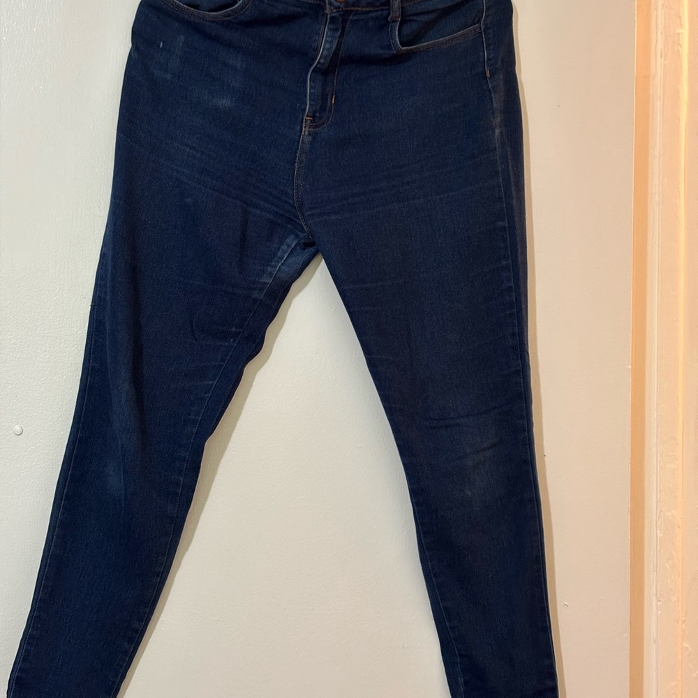 Blue Skinny Jeans with Stretchy Fit